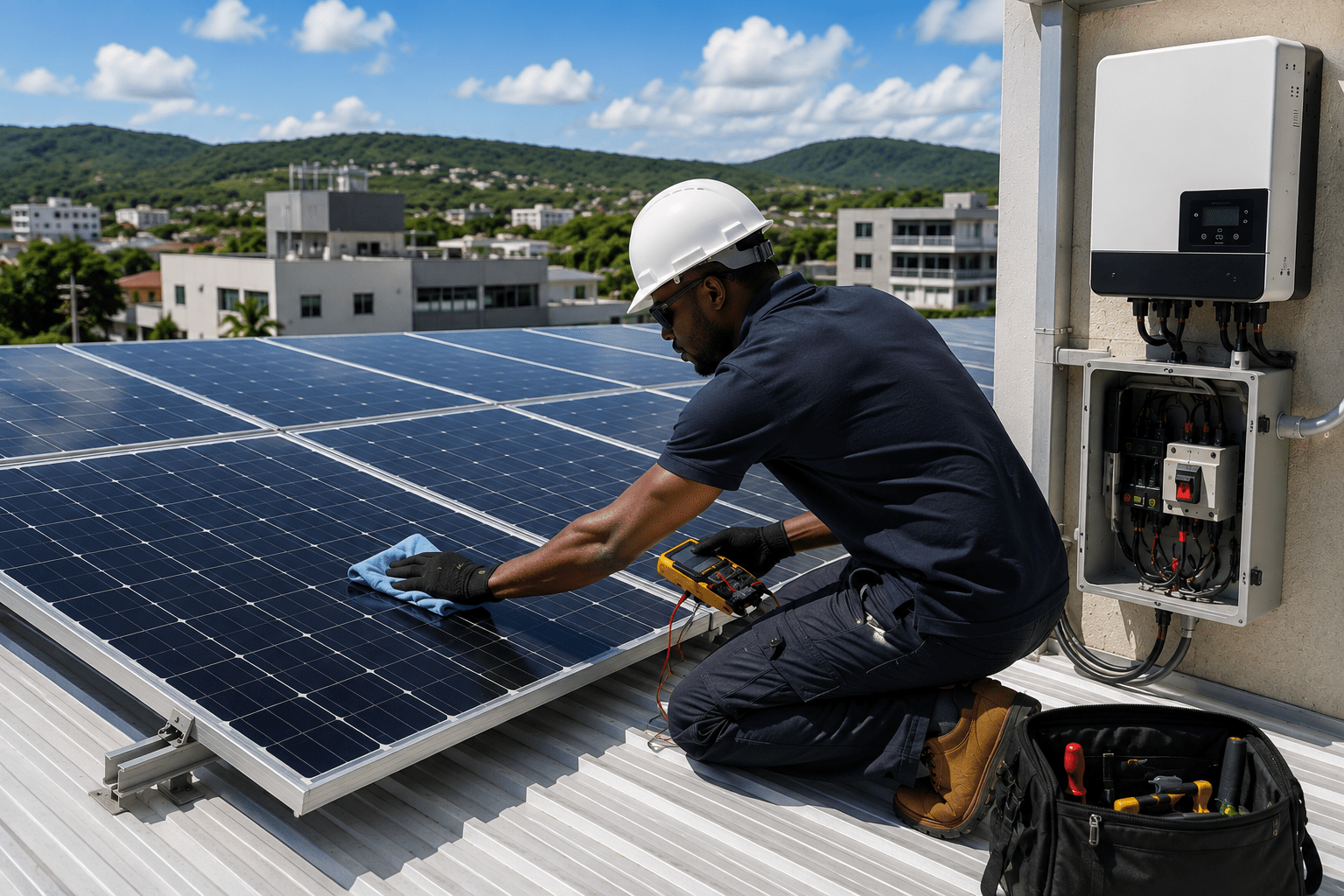 Solar Panel Maintenance Jamaica